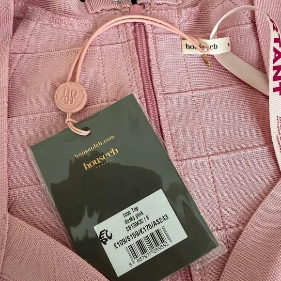 House of CB Baby Pink Bandage Top - Picture 3 of 5